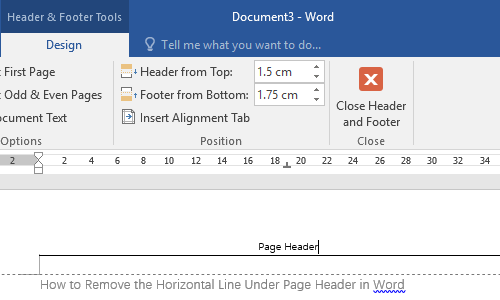 insert a horizontal line in word for mac